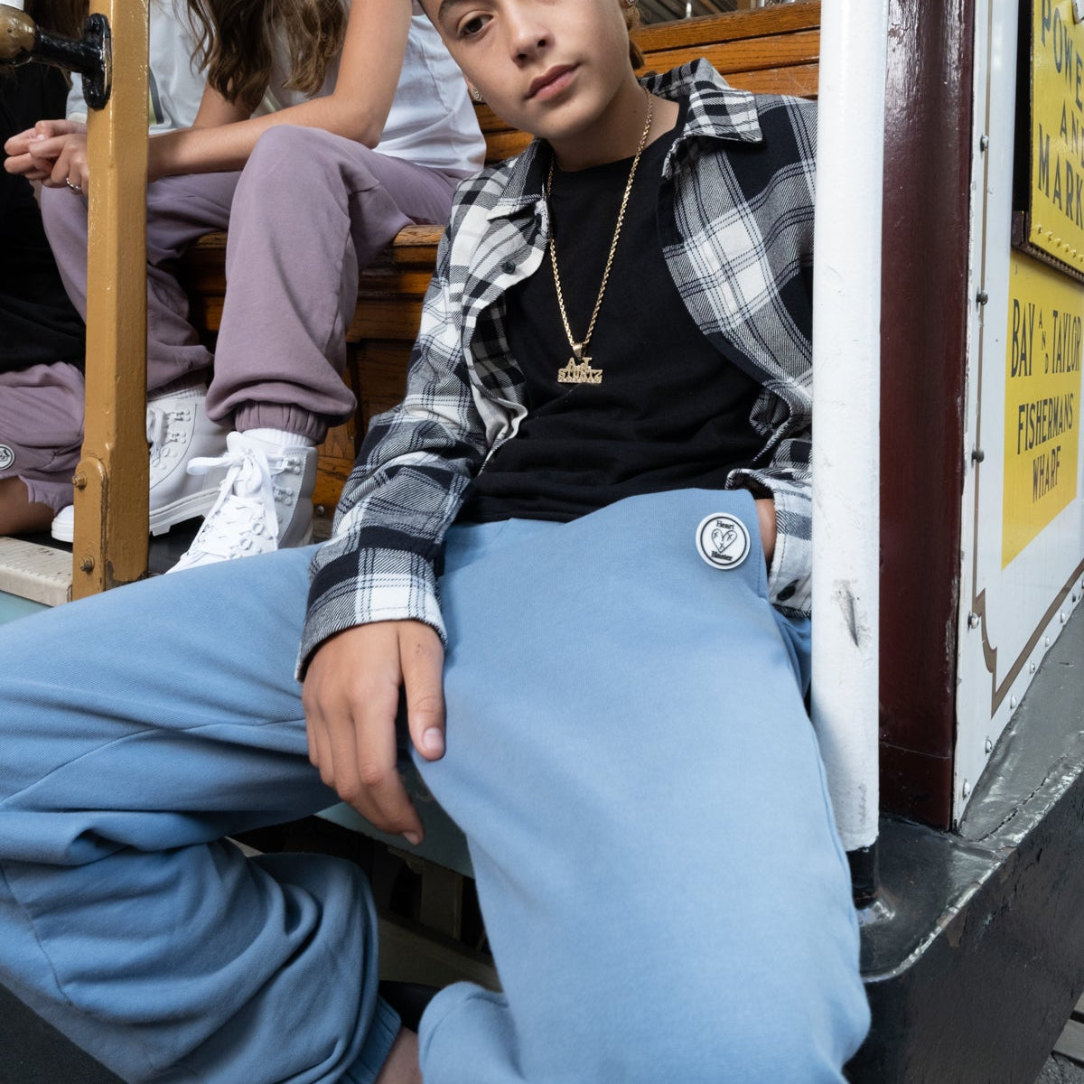 Micro Blue Pants